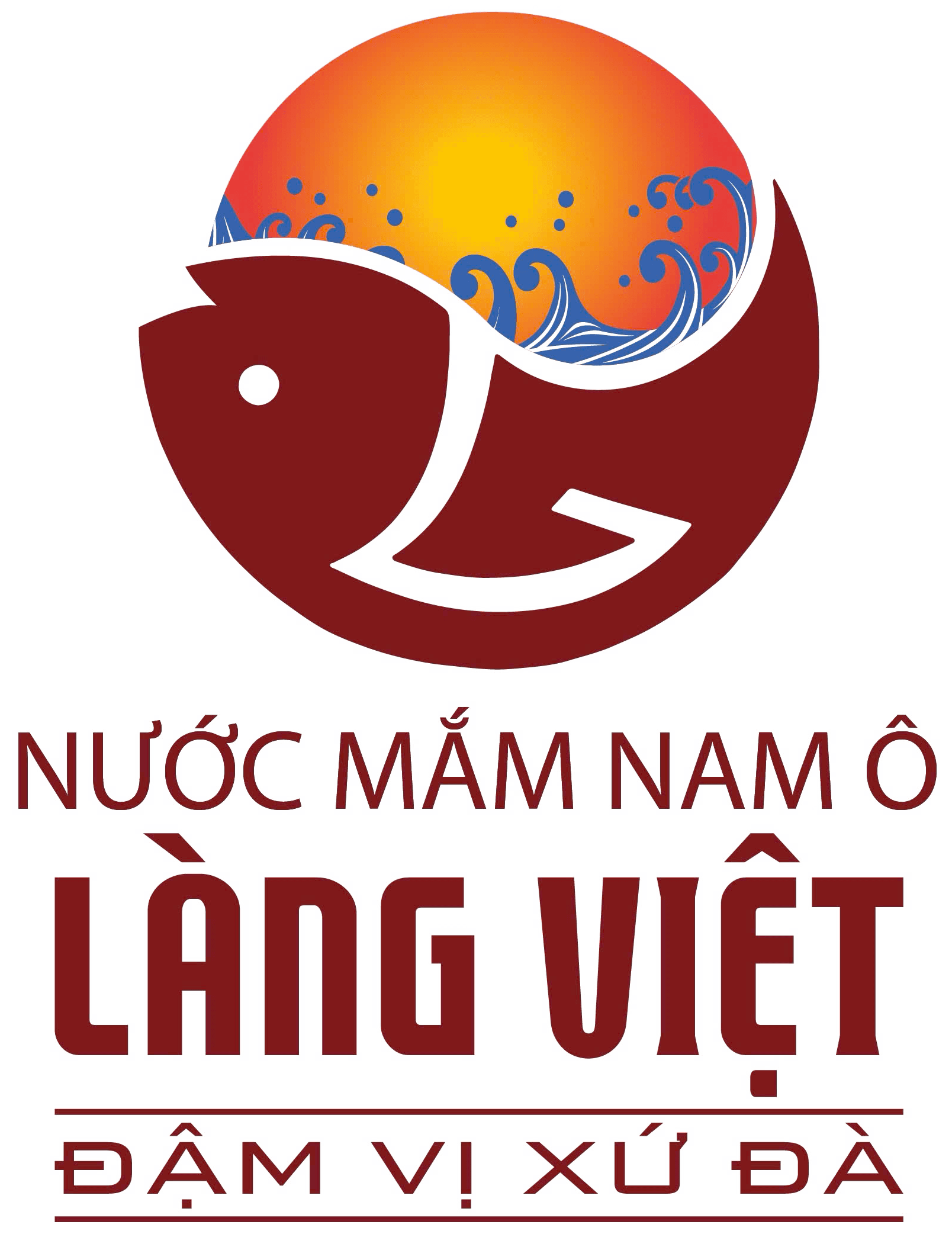 Logo Nước mắm Nam Ô Làng Việt